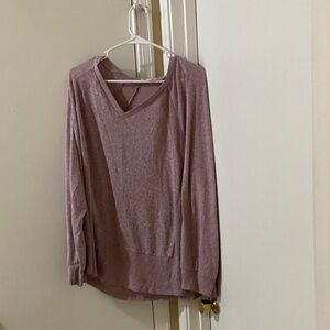 Fyve Mauve V-Neck Sweater